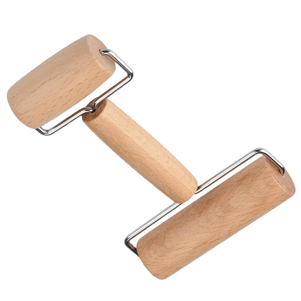 Tool Double Wooden Roller DIY Rhinestone Embroidery Crafts