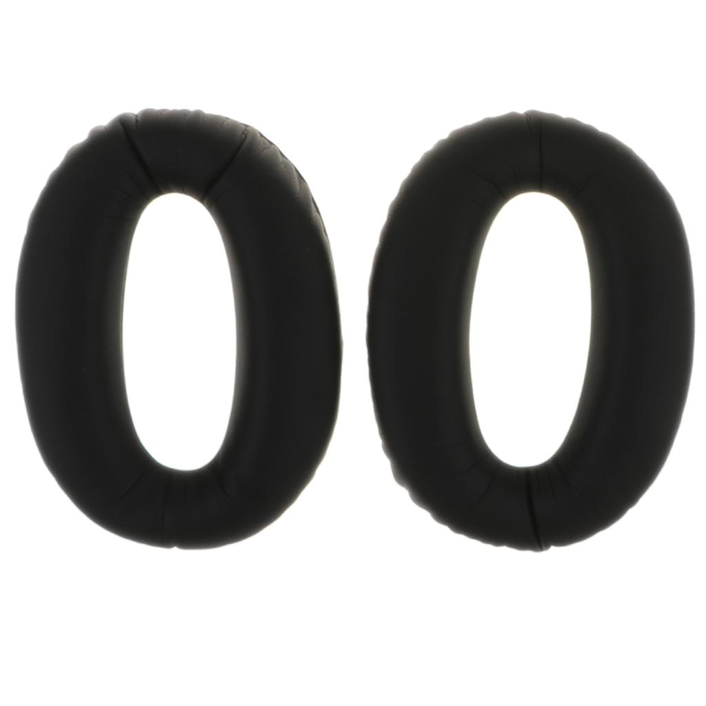2X Nút Tai Nghe Bằng Cho Tai Nghe Sennheiser Game G4ME Bằng Không HD380 Pro Tai Nghe Da Giả Da Miếng Lót