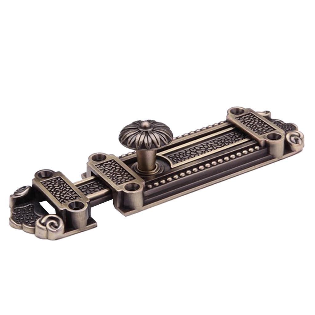 2 Packs 5-Inch Slide Latch Lock Door Safety Door Latch Slide Lock-12 Screws