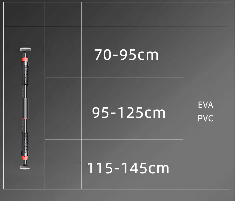 Thanh xà gắn cửa cao cấp thép đặc chịu lực đến 200kg - Không cần phải đến phòng tập khi đã có thanh xà gắn cửa, bạn có thể tập luyện bất cứ khi nào rảnh rỗi tại nhà