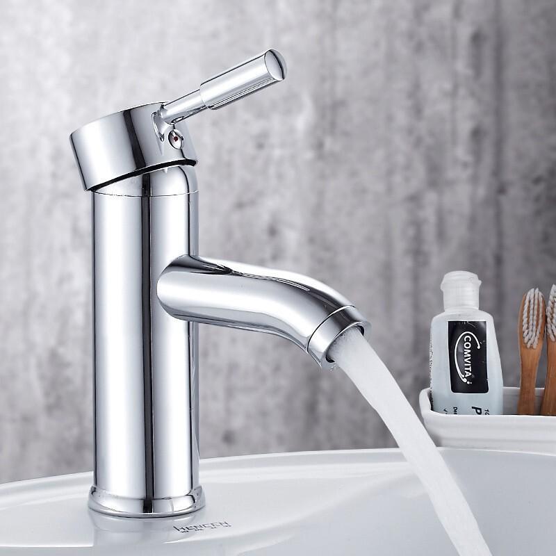 Vòi lavabo nóng lạnh 1 lỗ Aqua Korea