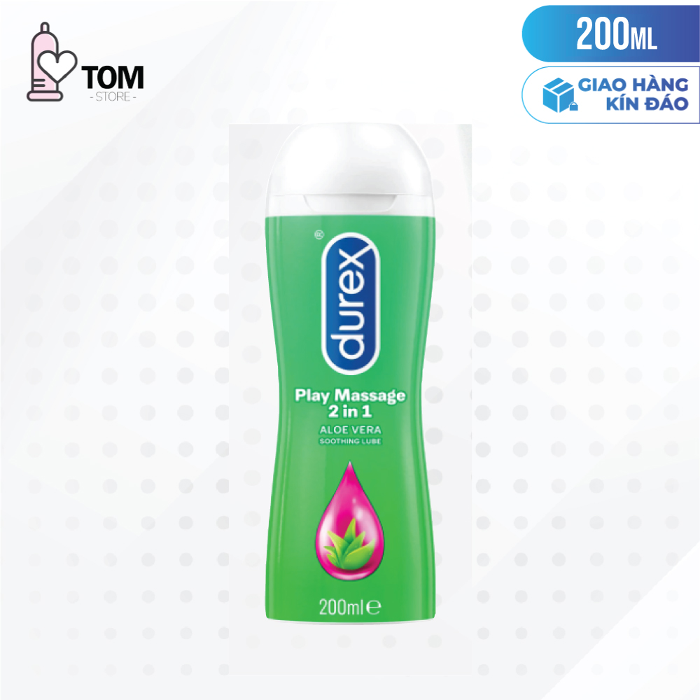 Gel bôi trơn massage - Durex Lô Hội - Chai 200ml - 1 tuýp