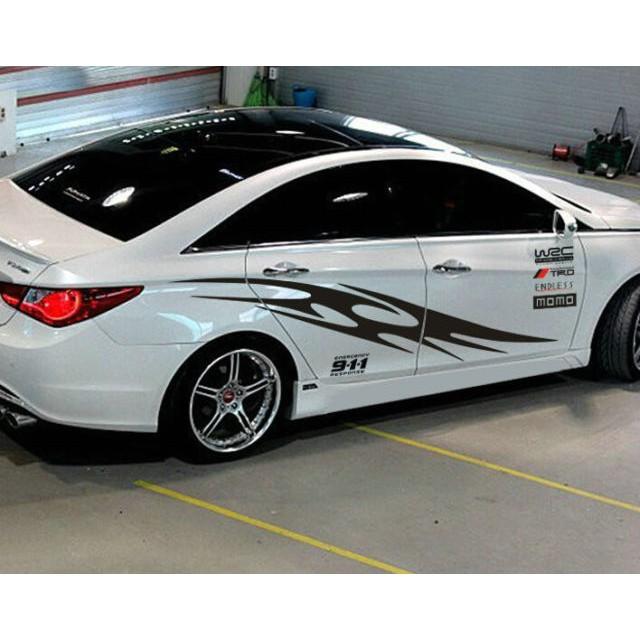 Tem Dán Sườn Xe Ngọn Lửa WRC, TRD, 911 Ms-158