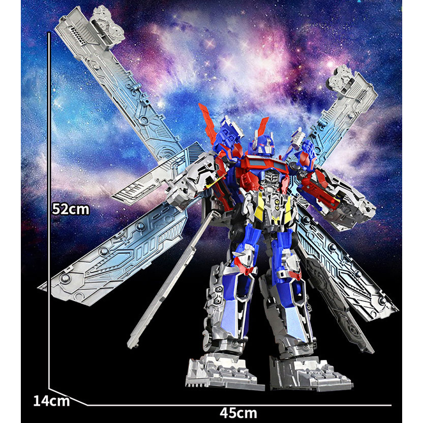 Robot biến hình ô tô Optimus Prime cao 52cm bản giới hạn OP-5533 Đồ chơi trí thuệ rèn luyện tư duy cho bé