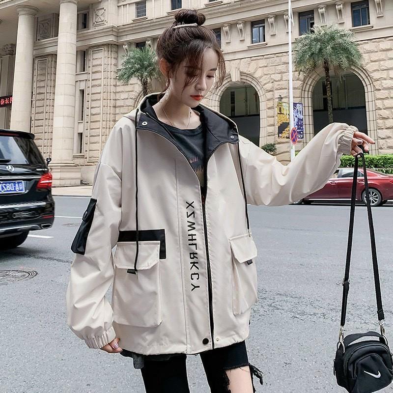 Áo khoác mẫu đẹp hot trend áo khoác chất kaki bốn màu be đen vàng và xanh