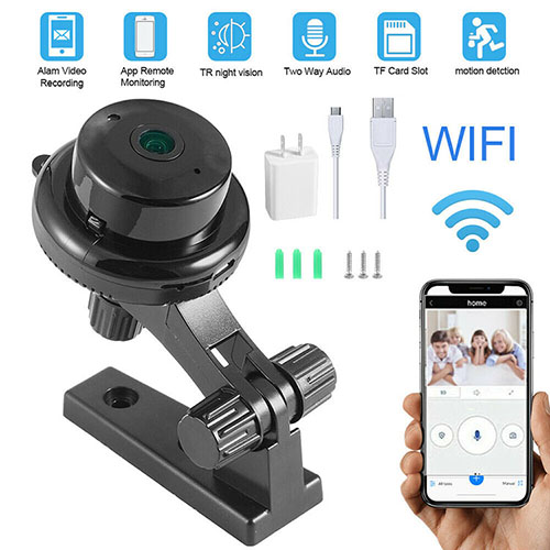 Camera ip wifi mini V380 Pro - Hỗ trợ xem hồng ngoại ban đêm