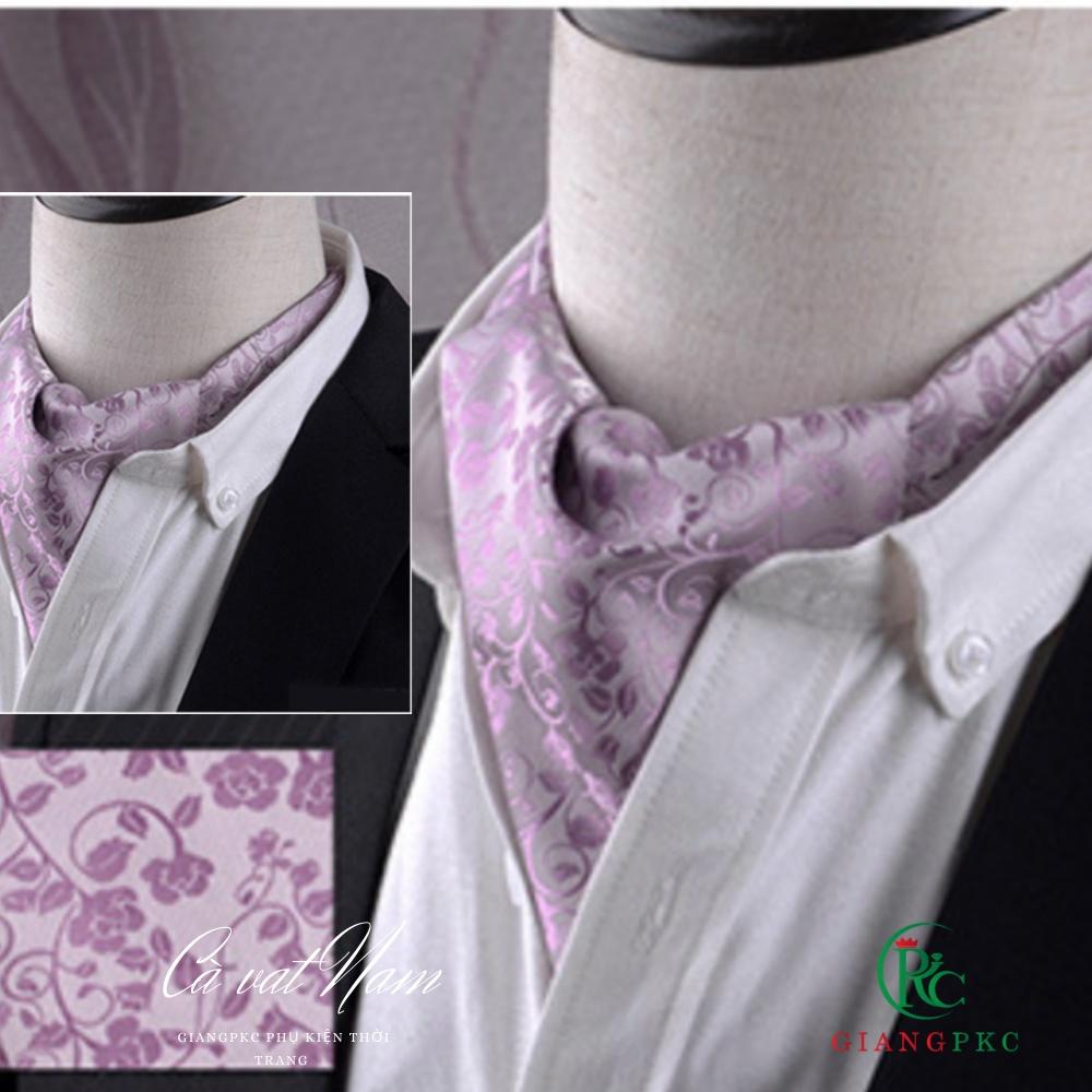 Khăn quàng cổ phong cách quý Tộc thời trang Anh Quốc ASCOT TIE Giangpkc K01-09