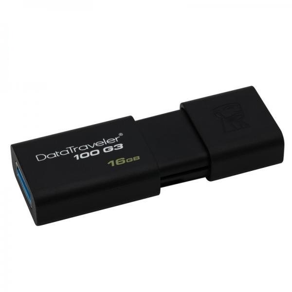 USB Kingston DT100G3 16GB USB 3.0 - Hàng Chính Hãng + Tặng kèm móc khóa đa năng