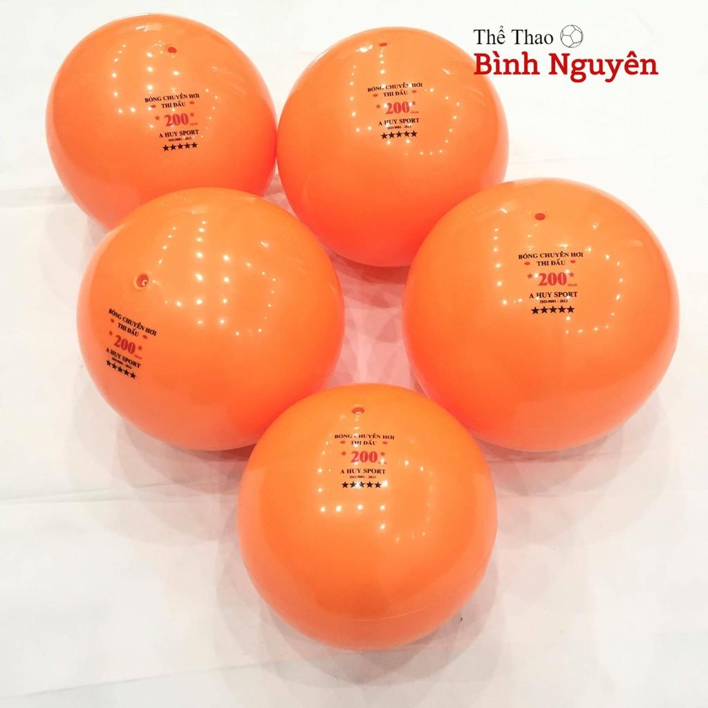 Bóng chuyền hơi 200g và 250g Anh Huy, đầu trâu, Hải Âu loại tốt không méo, tròn TẶNG kim bơm người cao tuổi