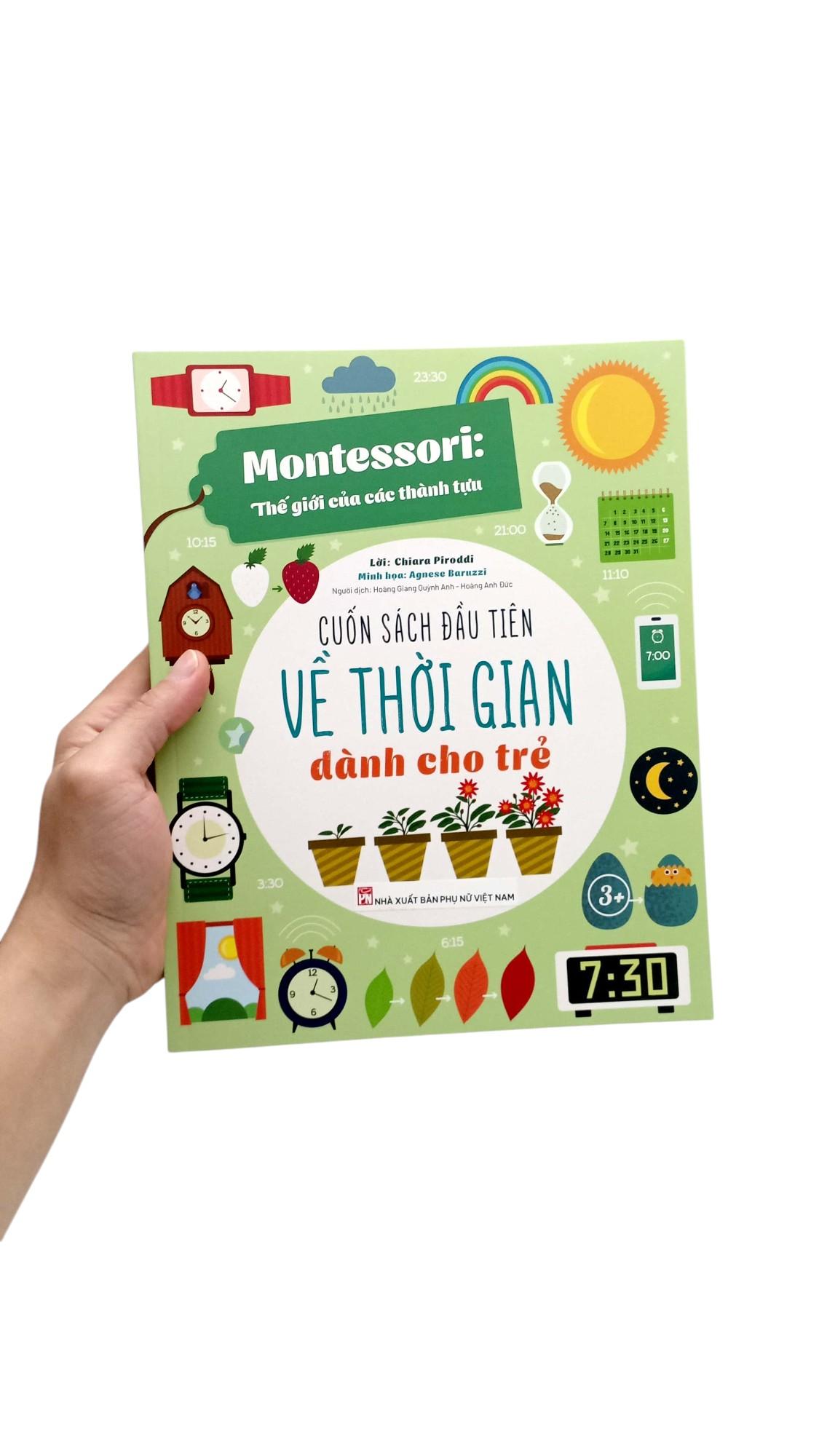 Sách - Montessori - Cuốn Sách Đầu Tiên Về Thời Gian Dành Cho Trẻ