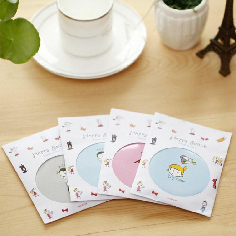 Gương Trang Điểm Mini Bỏ Túi Dễ Thương, Gương cầm tay bỏ túi phong cách nữ sinh Hàn Quốc