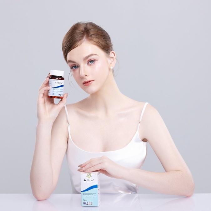 Combo 2 Hộp Viên Uống Làm Mờ Sẹo Actiscar