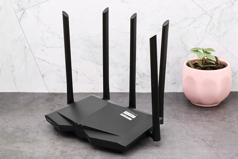 Router Wifi Chuẩn AC1200 Tenda AC7 Đen - Hàng chính hãng