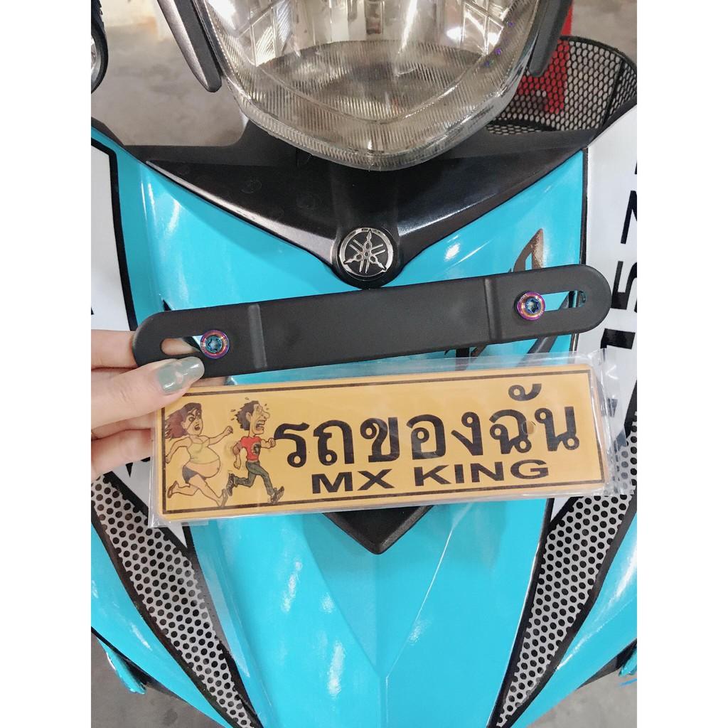 Bản tên thái gắn cho nhiều dòng xe kèm pass và 2 ốc titaan.