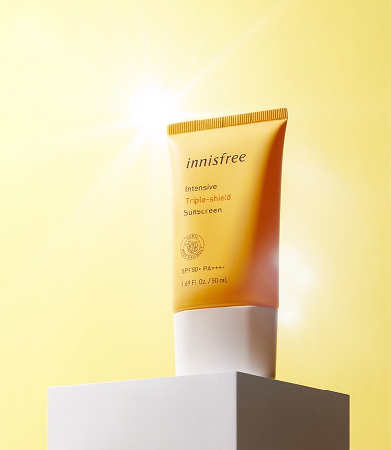 Kem chống nắng Innisfree Intensive Triple Shield SPF 50+ PA+++ 50g - Hàn Quốc