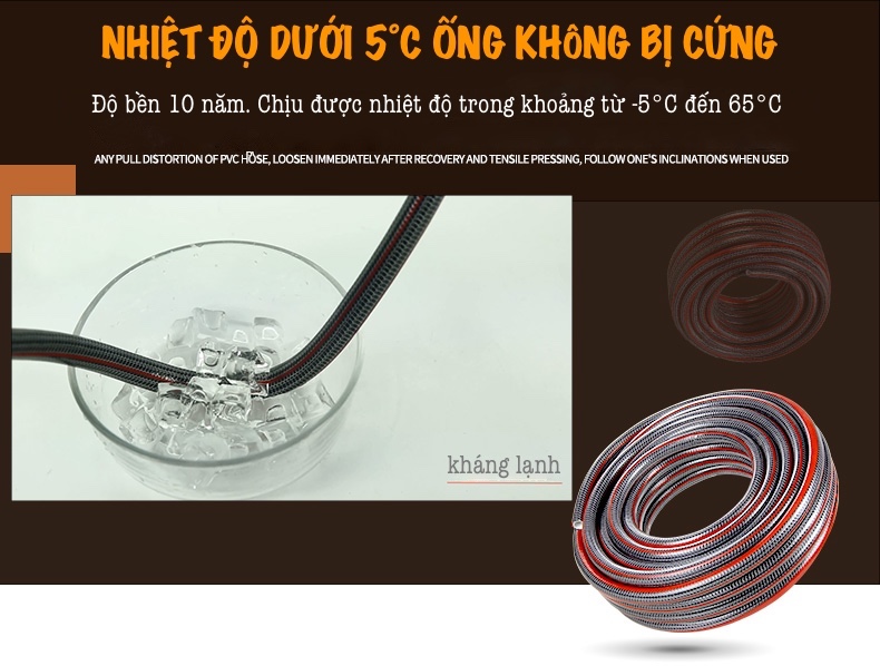 Combo vòi rửa xe tăng áp, vòi tưới cây LionKing 10 mét CU-RF10. Ống nước dài 10 mét kết cấu 5 lớp, chống gập, chống xoắn, vòi phun và các khớp nối bằng kim loại. Bộ sản phẩm phù hợp cho việc tưới cây, rửa xe và vệ sinh nhà cửa.