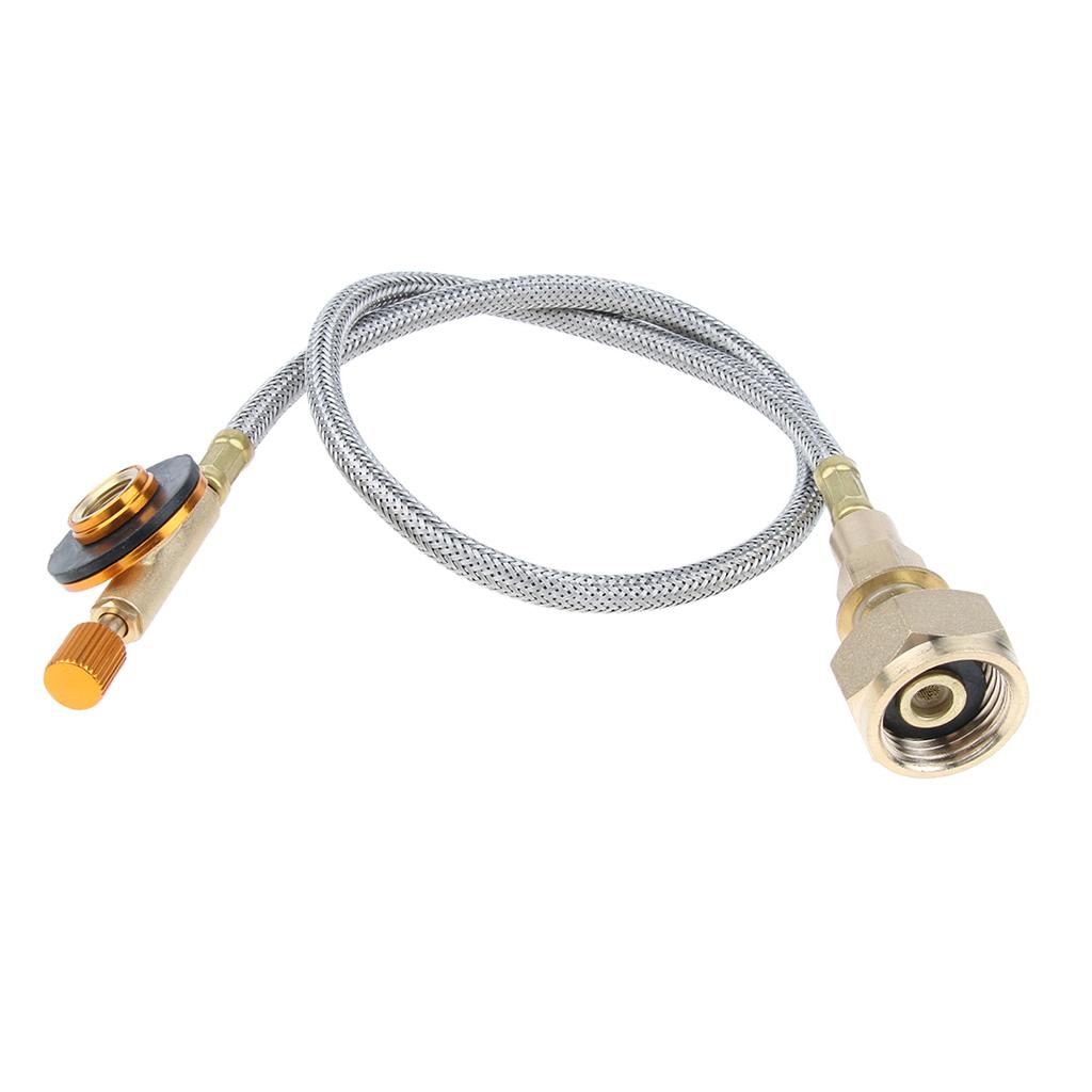 Gas Hose, Propane Gas Grill Quick Connect Hose Assembly Adapter for Outdoor Camping Hiking Picnic BBQ Grill Stove Accessories