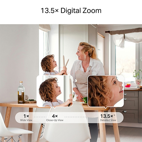 Camera trong nhà Mercusys dành cho AI Pan/Tilt Home Security Wifi Full 5MP 3K MC230 - Hàng chính hãng