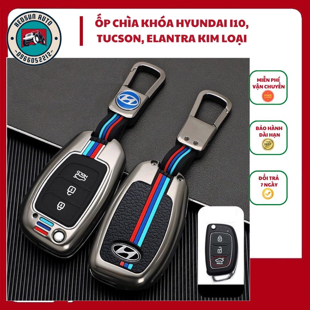 Ốp Chìa Khóa Xe Hyundai i10, Tucson, Elantra Bằng Hợp Kim Cao Cấp Kiểu Dáng Thể Thao
