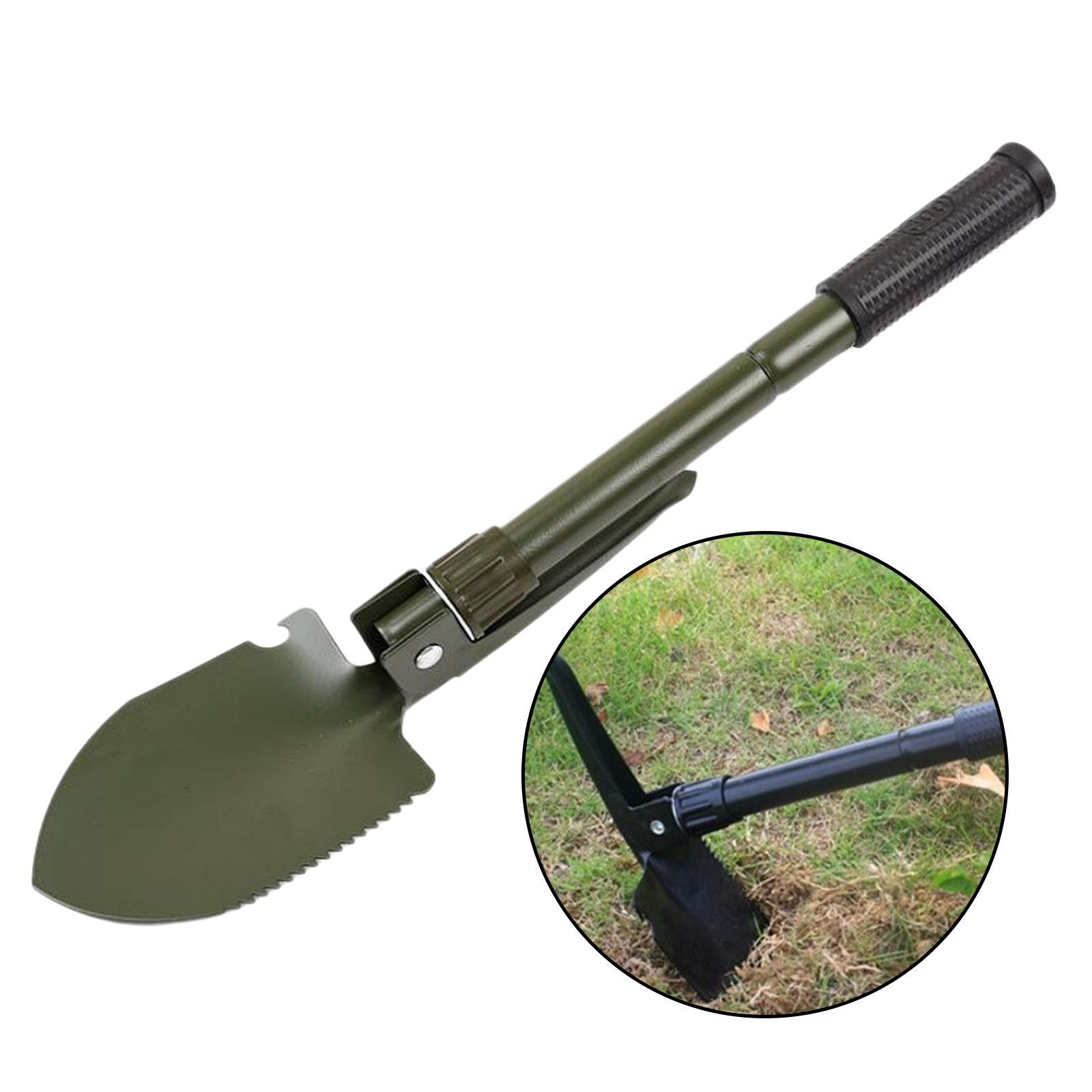 Protable Folding Shovel Survival Spade Garden Camping Fishing