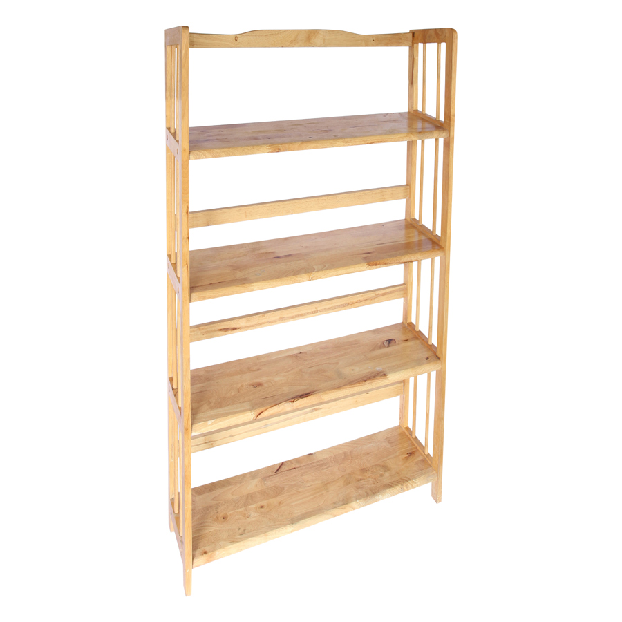 Kệ Sách Đứng 4 Tầng Phương Lâm - Màu Tự Nhiên