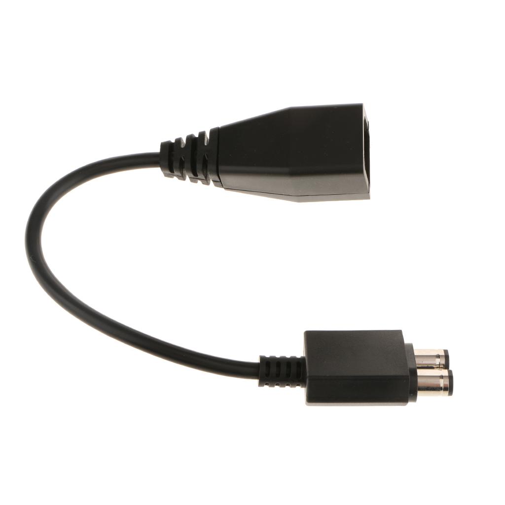 For Xbox 360 to Xbox 360 Slim Power Supply Converter 2-port AC Adapter Cable Cord