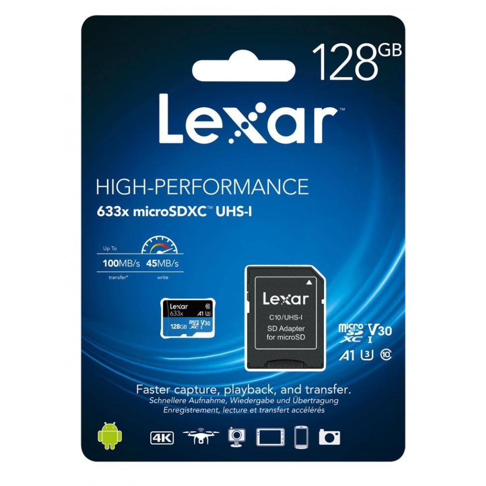 Thẻ nhớ chuyên dụng cho CAMERA MicroSD Lexar 32G/64G/128G, hàng chính hãng, bảo hành 36 tháng