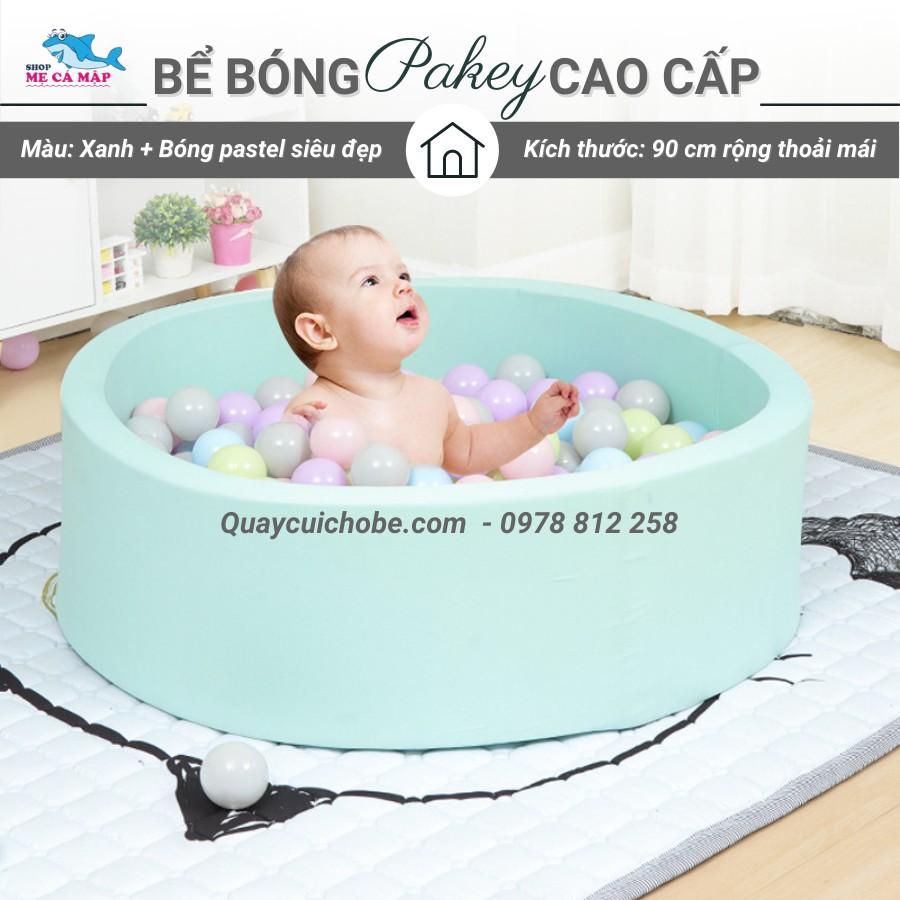 Bể đựng bóng có ĐỆM LÓT DÀY siêu cao cấp, HÀNG CÓ SẴN, bể bóng đệm mút bọc vải êm ái