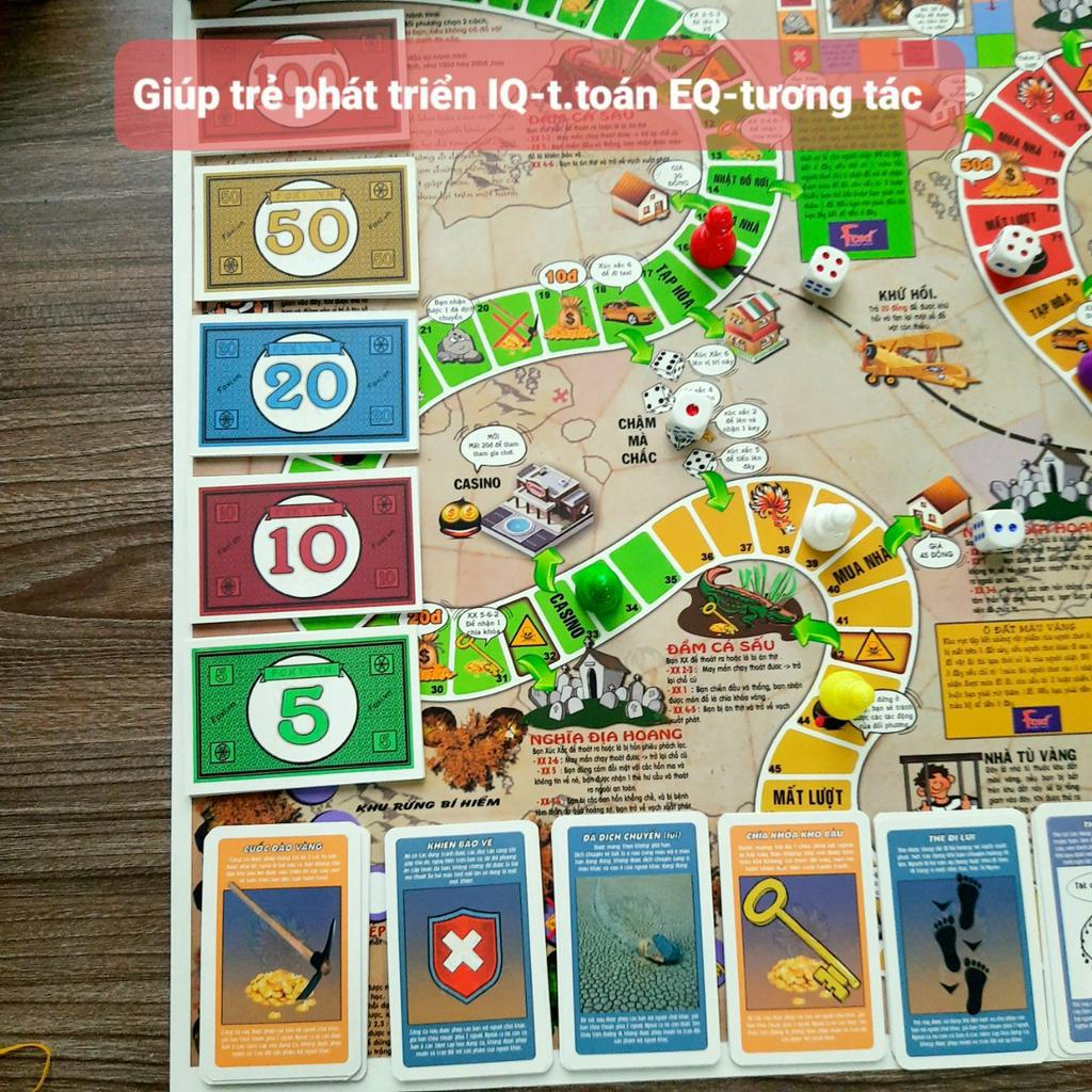 Đồ Chơi Board Game - Đi Tìm Kho Báu Phần 1 - Foxi