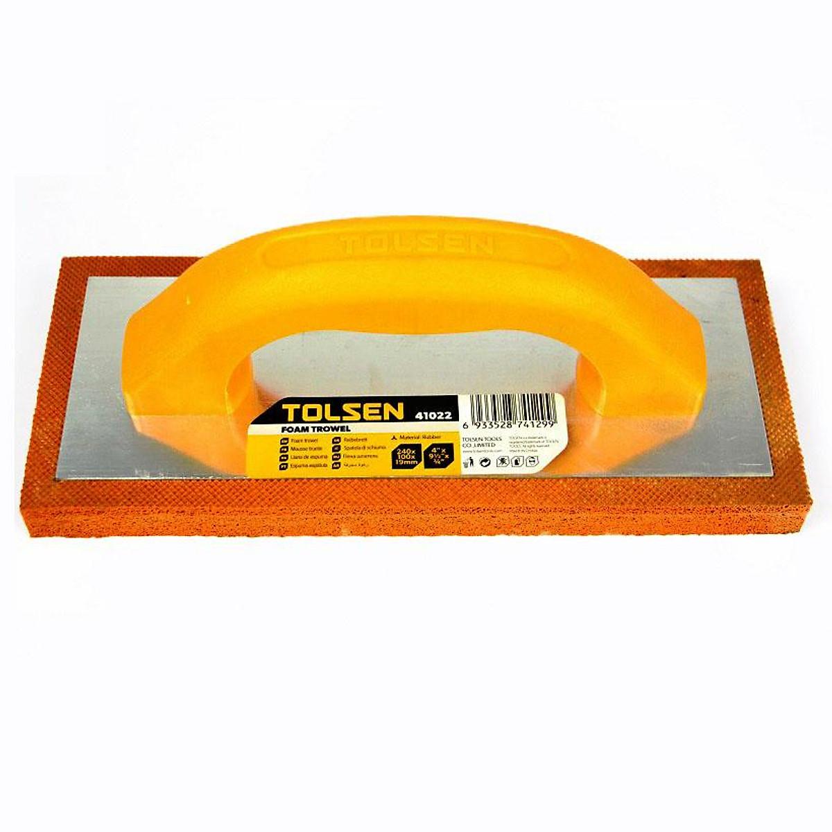 BÀN CHÀ XỐP VÀNG 240mm TOLSEN 41022 - HÀNG CHÍNH HÃNG