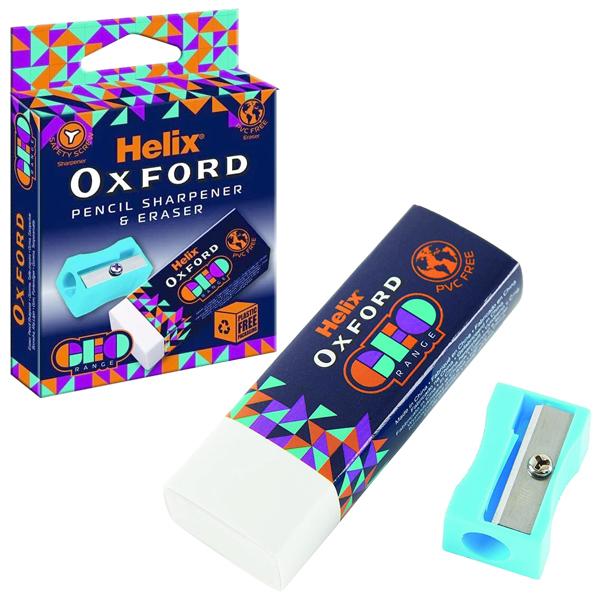 Hộp Gôm Chuốt Oxford Geo - Helix 100203 - Cam