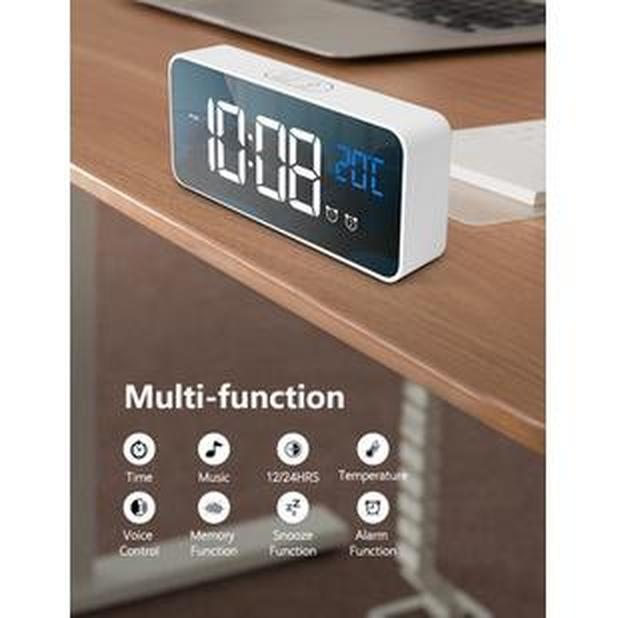 Đồng Hồ Báo Thức Kỹ Thuật Số Đèn LED Để Bàn Trang Trí Nhà Cửa