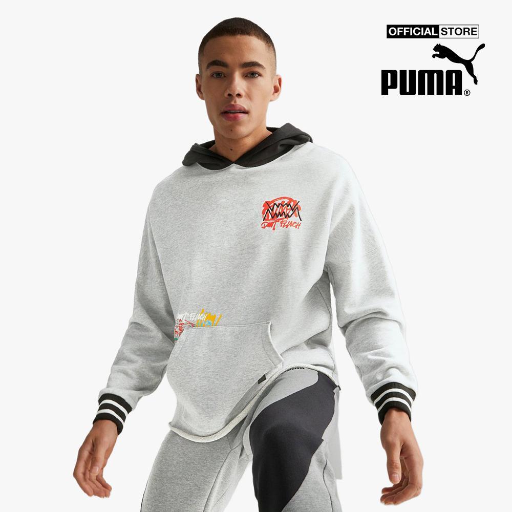 PUMA - Áo hoodie nam phối mũ Boroughs Basketball539233