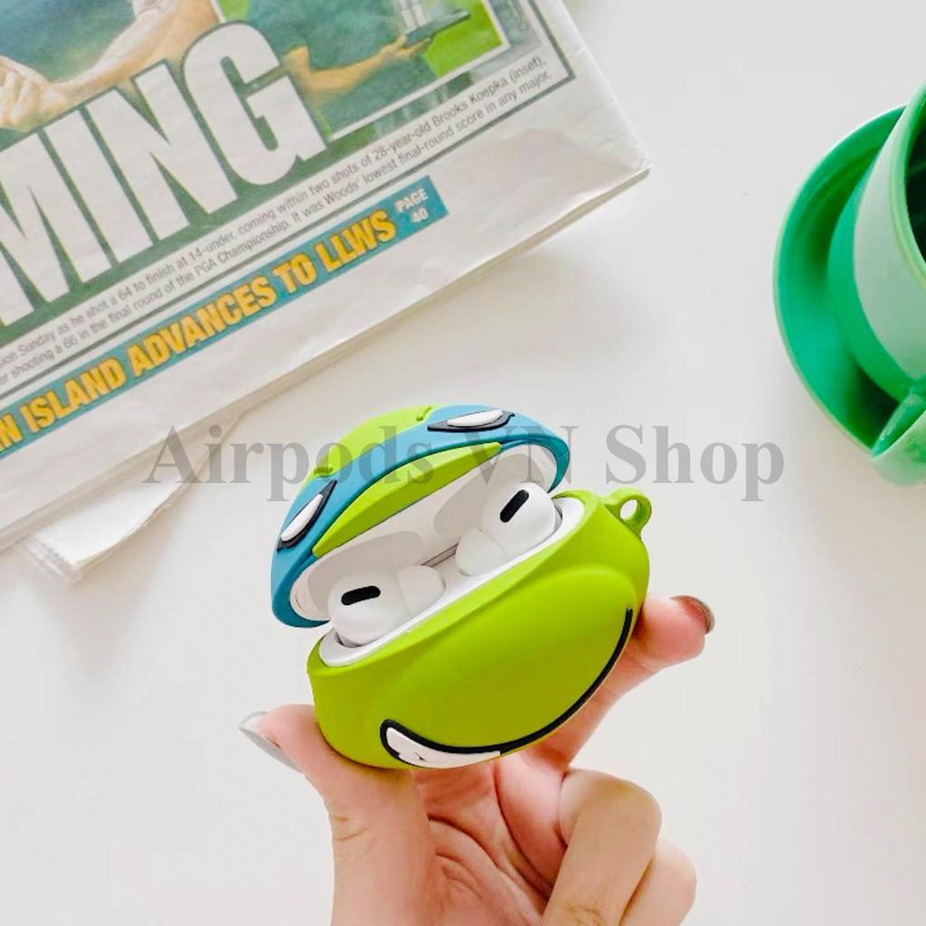 Bao Case Ốp dành cho Airpods 1/2, Airpods Pro Ninja Rùa cực ngầu silicon cao cấp