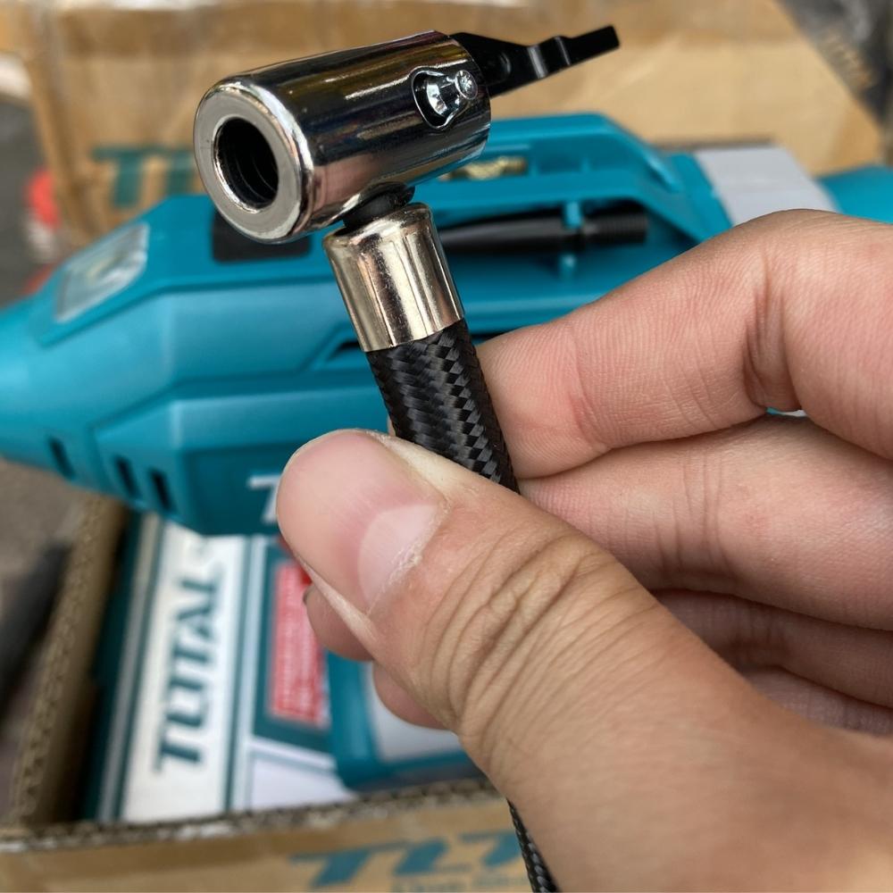 MÁY BƠM HƠI CẦM TAY TỰ ĐỘNG DÙNG PIN 20V (KHÔNG KÈM PIN &amp; SẠC) 34BAR TOTAL TACLI2018 - HÀNG CHÍNH HÃNG