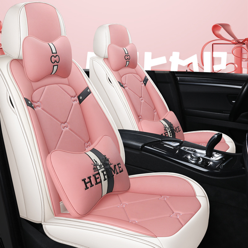 Bọc Áo Ghế Ô tô Thời Trang Da Cao Cấp ℍℝ Chất Da Xịn Sang Trọng - Mẫu HOT Nhất