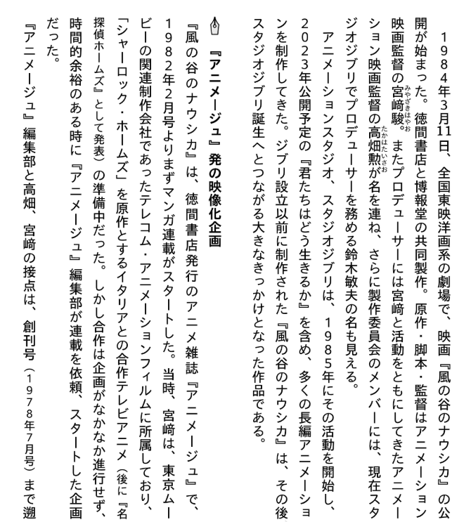 Sách ngoại văn: スタジオジブリ物語 - Studio Ghiblimonogatari