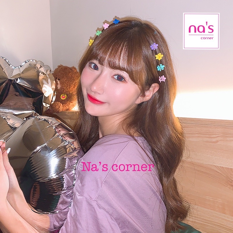 Bộ 10 kẹp tóc mini nhí nhiều màu sắc Hàn Quốc cho bé gái dễ thương