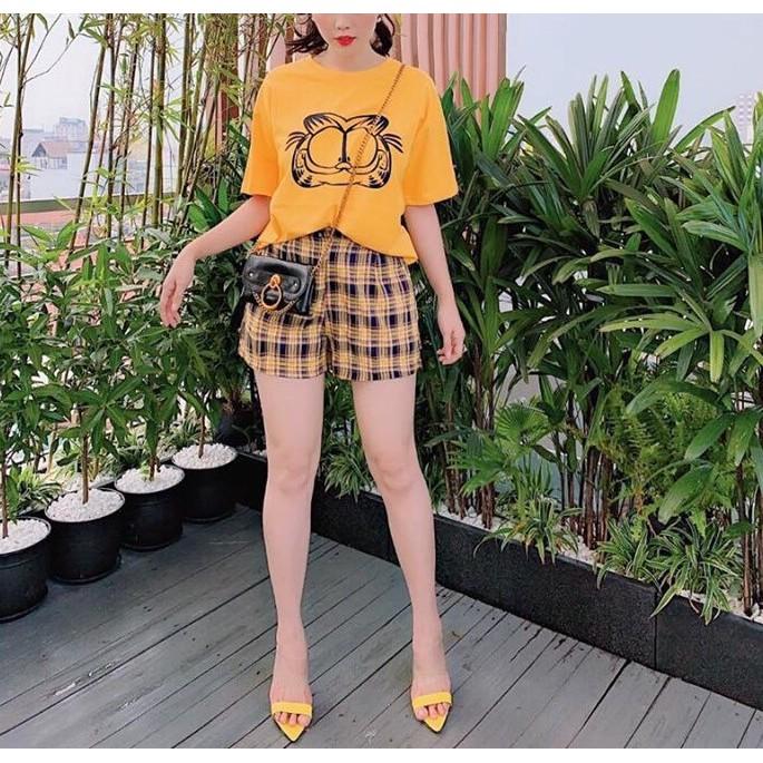 ÁO THUN IN MÈO GARFIELD