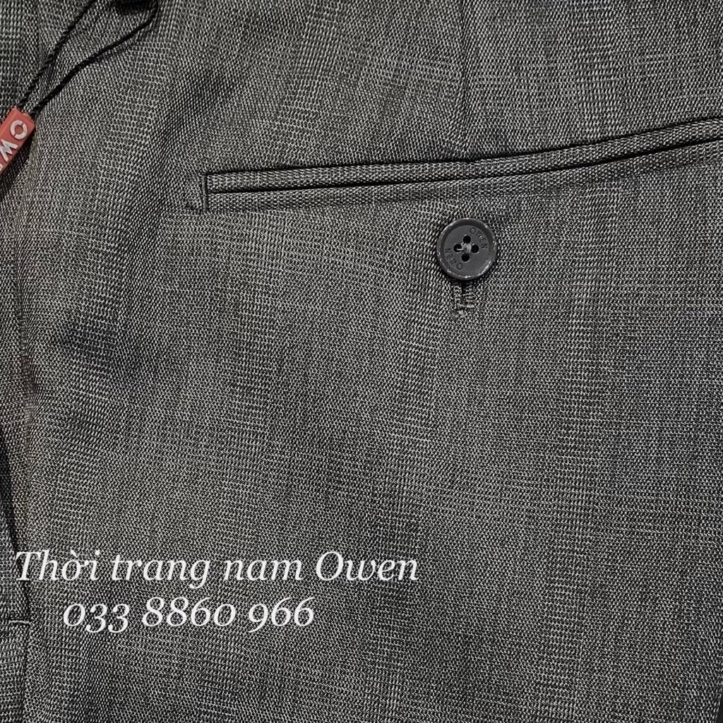 OWEN - Quần âu nam Owen dáng ôm TRENDY trẻ trung 100% Nano màu xám 22762 - quần tây Owen