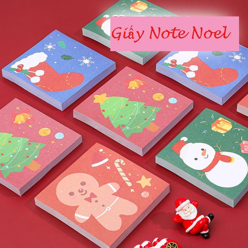 Note ghi chú Noel 8x8cm 50 tờ giá sỉ