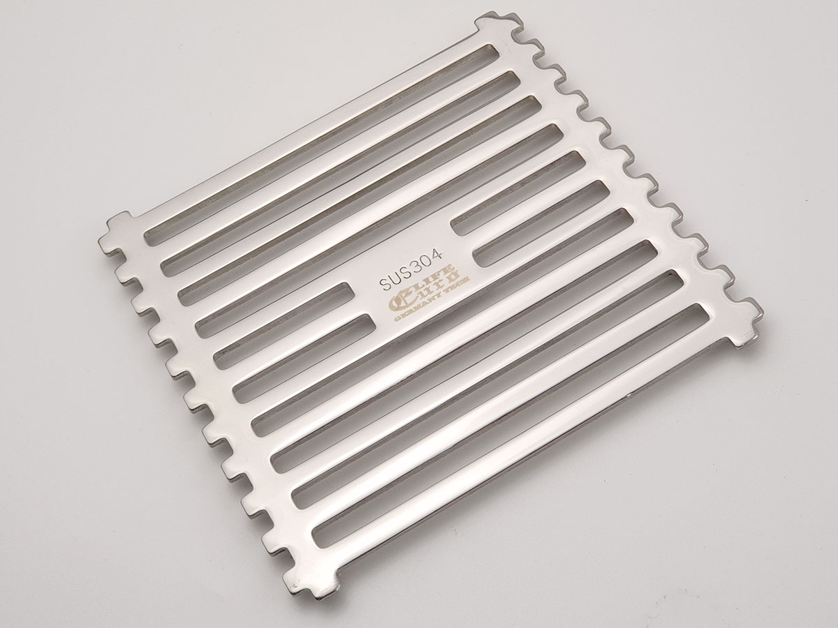 Phễu thu sàn - thoát sàn chống hôi Inox SUS 304, 10cm x 10cm Eurolife EL-HG04 ( Trắng bạc)