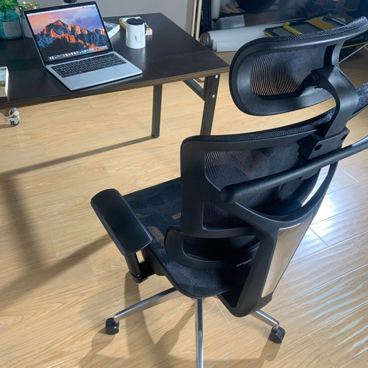 Ghế Công Thái Học Ergonomic Cao Cấp M084 Cho Văn Phòng, Bọc Full Lưới Có Tựa Đầu Điều Chỉnh
