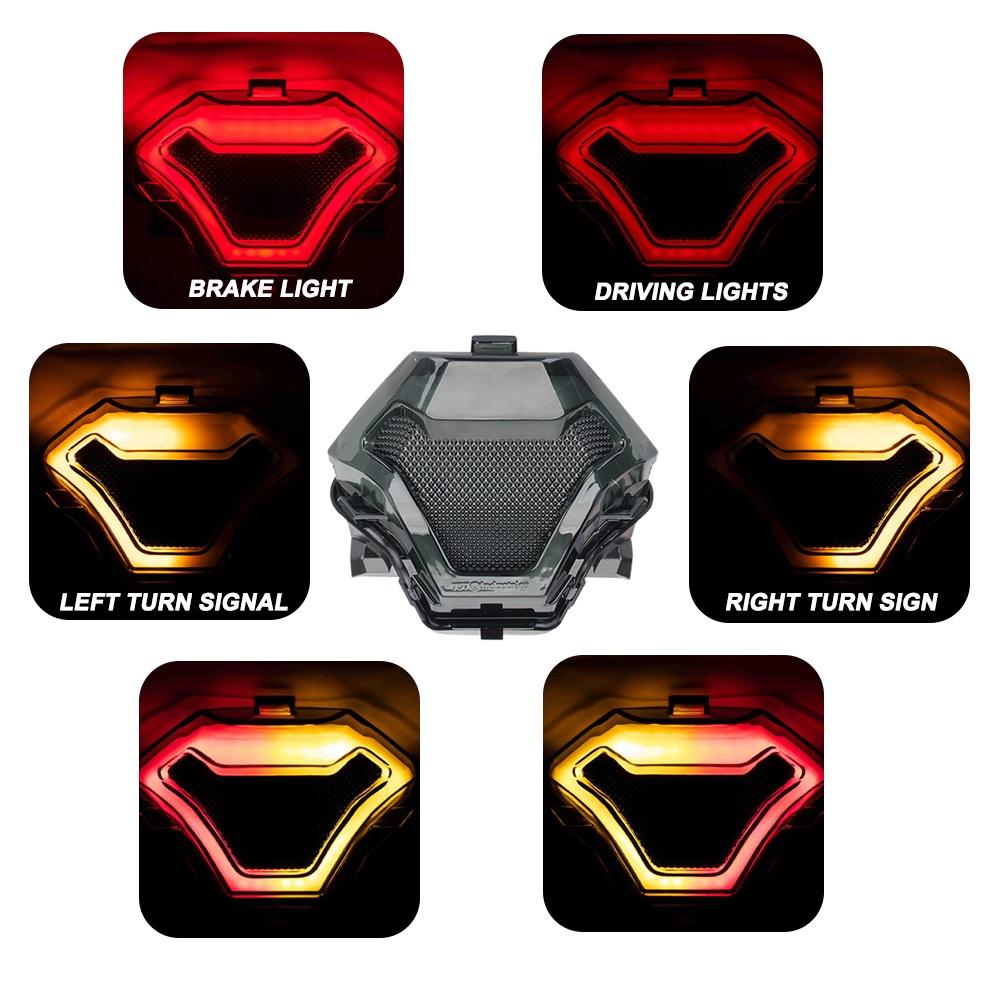 Đèn LED phanh siêu sáng gắn đuôi xe máy YZF R3 R25 Y15ZR MT07 FZ07 LC150 cao cấp tiện lợi