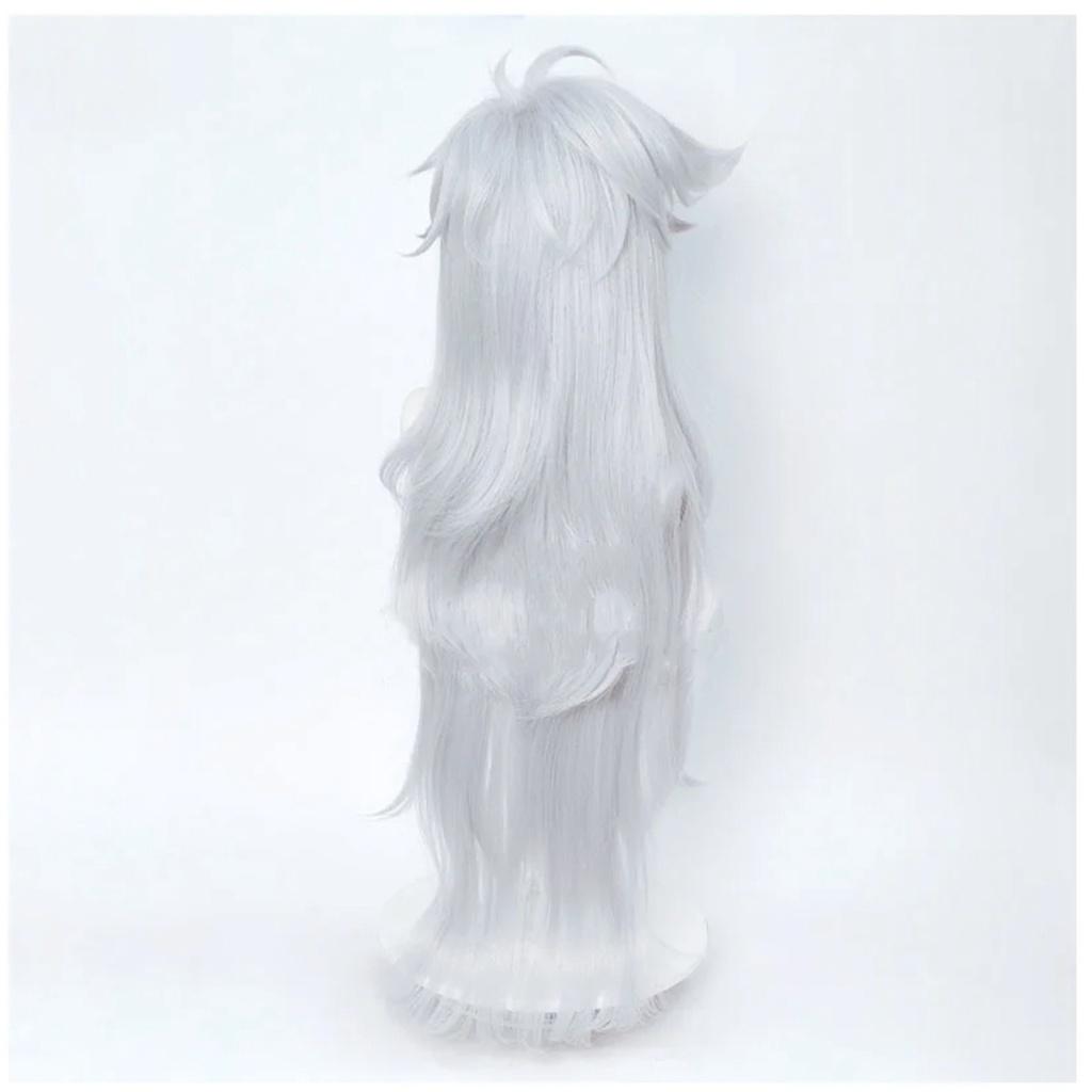 Wig/Tóc giả cosplay Razor - Genshin Impact màu xám bạc