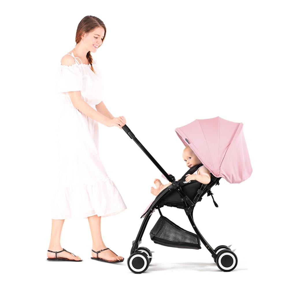 Xe đẩy cho bé Baby VoVo 2 chiều, 3 tư thế mẫu 2019