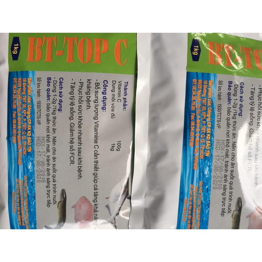 Vitamin C chống sốc, giúp cá phục hồi sức khỏe, ăn mạnh