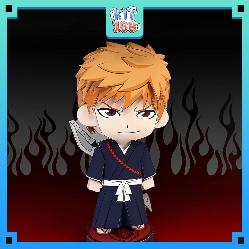 Mô hình giấy Anime Game Chibi Ichigo + kit hộp trang trí