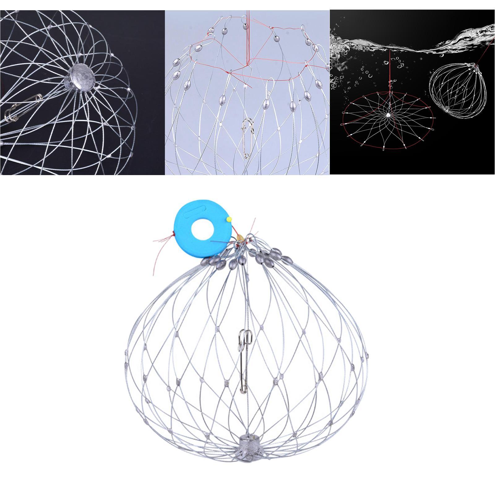 Fishing Net Collapsible Fish Cage Outdoor Fishing Accessories
