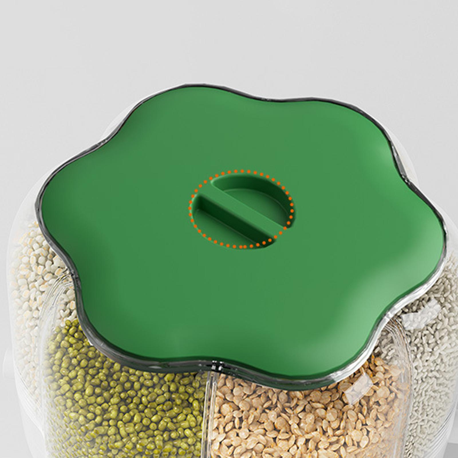 Cereal Dispenser Rice Bucket Airtight Food Storage Box for Home Pantry